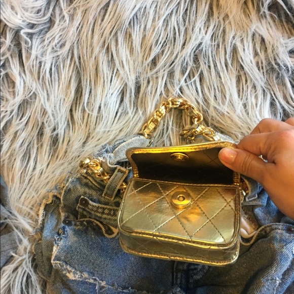 Denim Convertible Fanny Pack/Handbag - Picture 3 of 5